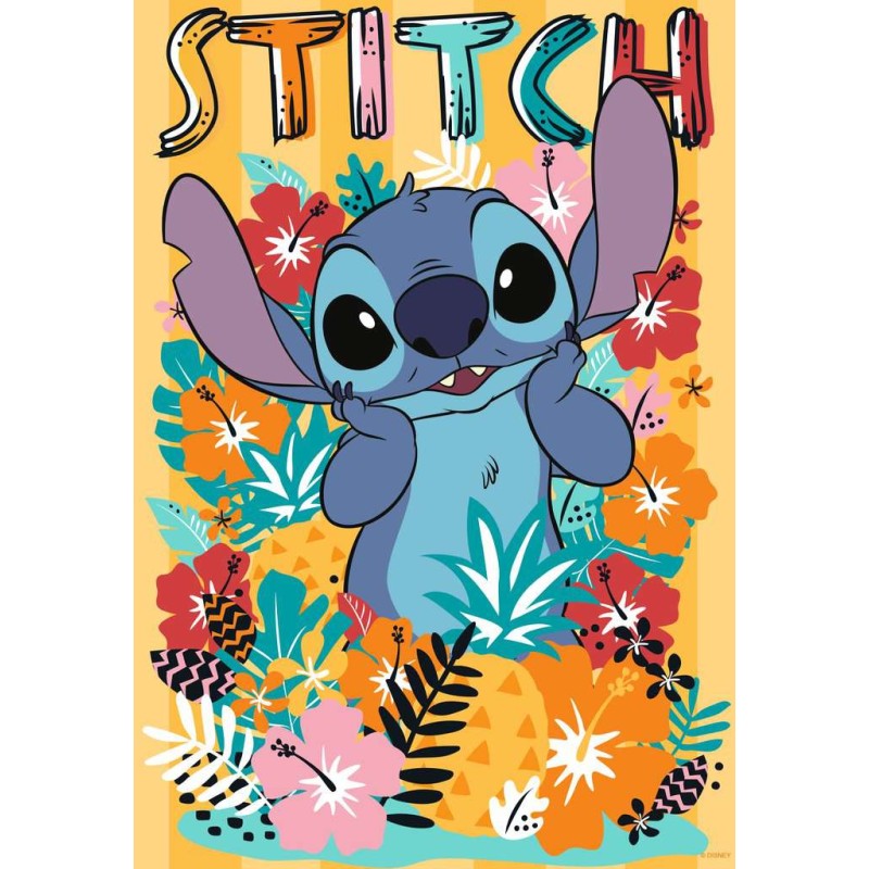 Puzzle Stitch 300 Piezas - Diversión Tropical - Kubekings
