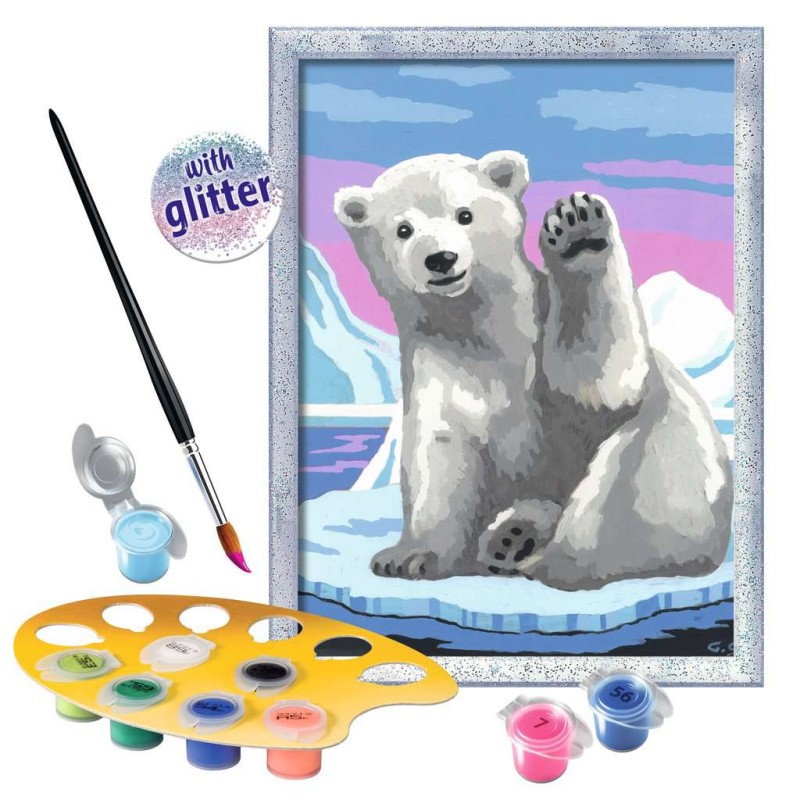 Pintura Por Números De Tortuga Marina – Kit Acrílico 40x50 Cm Para Adultos Sin Marco