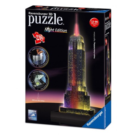 Puzzle Ravensburger Empire State 3D Con Luz - Ravensburger