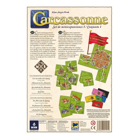 Carcassonne Expansiones Reunidas Devir - 1