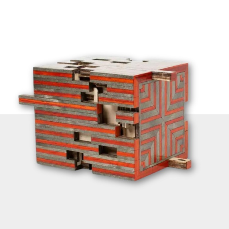 Puzzle En Bois NKD Silver City Mark 6 – La Distillerie Lodève – Boîte Bois – France – 100/249 Pcs