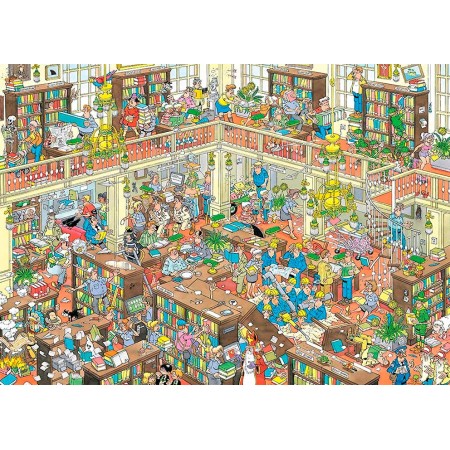 Puzzle Jumbo La Librería de 1000 Piezas Jumbo - 2