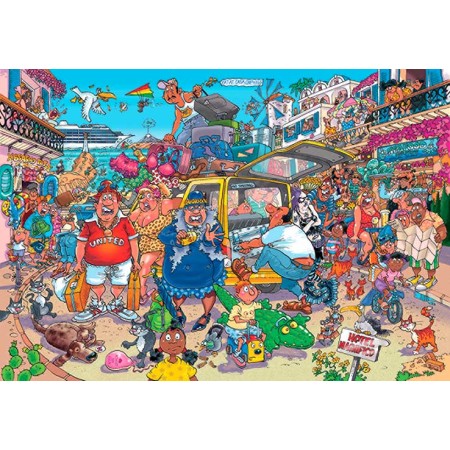 Puzzle Jumbo Original Fiasco de Vacaciones de 1000 Piezas Jumbo - 1