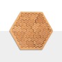 Rompecabezas de Madera Hexagonal - Estilo Geométrico - 1