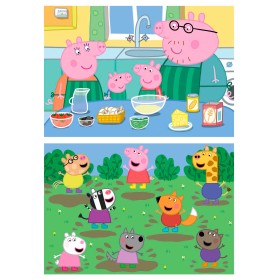 Puzzle Educa de Madera Peppa Pig 2 x 25 Piezas Puzzle Educa de Madera Peppa Pig 2 x 25 Piezas