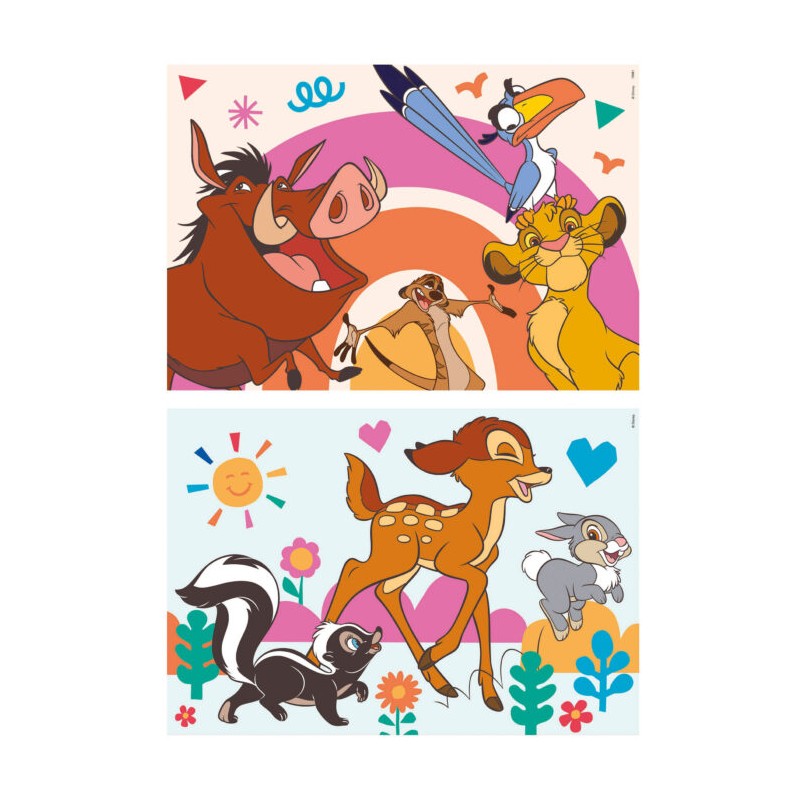 Puzzle Educa Animales Disney 2x16 piezas – ¡Diversión para niños!
