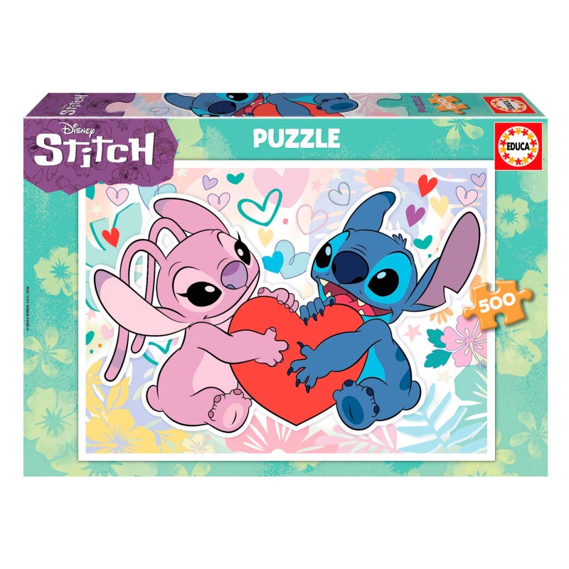 Puzzle Educa Disney Stitch 500 piezas – ¡Diversión y ternura! 💖