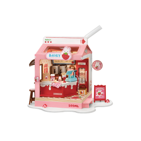 Strawberry Milk Box Strawberry Milk Box Robotime - 1