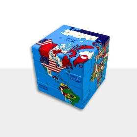Cubo 4x4 Mapa del Mundo Político Cubo 4x4 Mapa del Mundo Político - 1