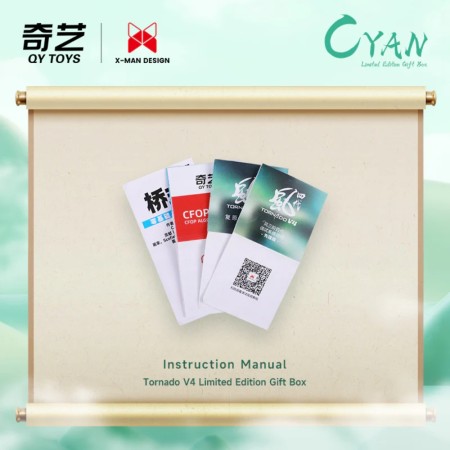 Tornado V4 Limited Edition - Cyan: Cubo Exclusivo para
