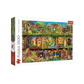 Puzzle Trefl Librería de las Hadas de 1500 piezas - 1