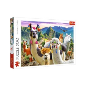 Puzzle Trefl Llamas en las Montañas de 500 piezas Puzzle Trefl Llamas en las Montañas de 500 piezas - 1