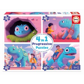 Puzzle Educa Simpáticos Dinos Progresivo 20+40+60+80 pzs Puzzle Educa Simpáticos Dinos Progresivo 20+40+60+80 pzs Puzzles Educa - 1