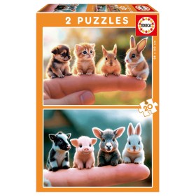 Puzzle Educa Bebés Animales de 2 x 20 Piezas Puzzle Educa Bebés Animales de 2 x 20 Piezas Puzzles Educa - 1