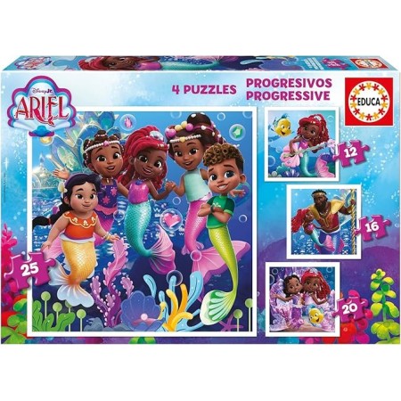 Puzzle Educa Ariel Progresivo 25+20+16+12 pzs Puzzles Educa - 1