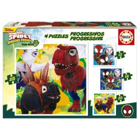 Puzzle Educa Dino Spidey Progresivo 25+20+16+12 pzs Puzzle Educa Dino Spidey Progresivo 25+20+16+12 pzs Puzzles Educa - 1