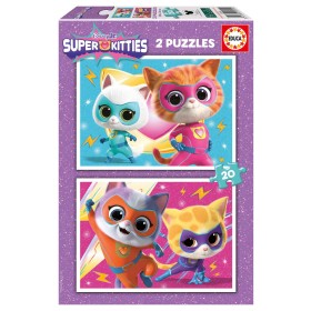 Puzzle Educa Super Kitties de 2 x 20 Piezas Puzzle Educa Super Kitties de 2 x 20 Piezas Puzzles Educa - 1