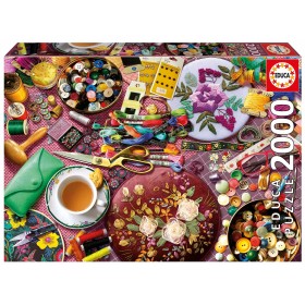 Puzzle Educa Mesa de la Costurera de 2000 Piezas Puzzles Educa - 1
