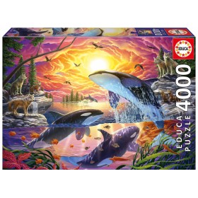 Puzzle Educa Orcas y Lobos de 4000 Piezas Puzzle Educa Orcas y Lobos de 4000 Piezas Puzzles Educa - 1
