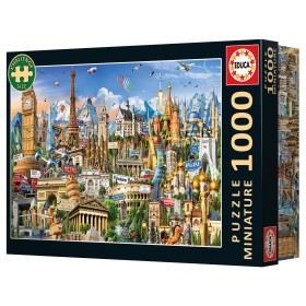Puzzle Educa Símbolos de Europa Miniature 1000 Pzs Puzzle Educa Símbolos de Europa Miniature 1000 Pzs Puzzles Educa - 1