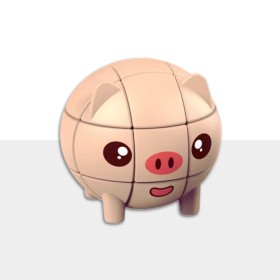 Q-Moe Animal Cube 3x3 Piggy Q-Moe Animal Cube 3x3 Piggy Z-Cube - 1