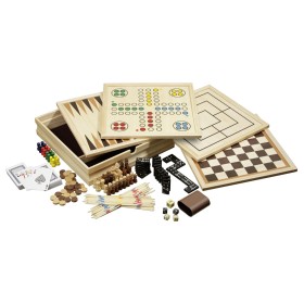 Set de Juegos de Madera 10 en 1 Philos - 1