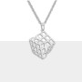 Colgante Cubo de Rubik (Plata) - 5