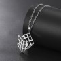 Colgante Cubo de Rubik (Plata) - 1