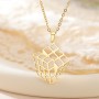 Colgante Cubo de Rubik (Chapado en oro 18K) - 3