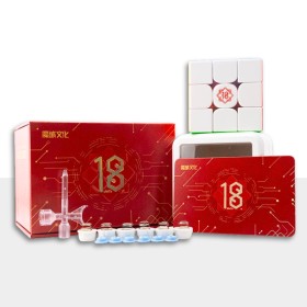 MoYu Super WeiLong 3x3 V2 AI (Ball Core + MagLev + UV) - 18th Anniversary MoYu Super WeiLong 3x3 V2 AI (Ball Core + MagLev + UV) - 18th Anniversary Moyu cube - 1