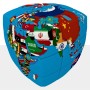 V-Cube 3x3 Mapa del Mundo Político