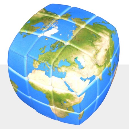 V-Cube 3x3 Mapa del Mundo