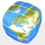 V-Cube 3x3 Mapa del Mundo