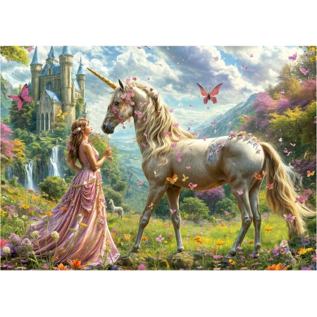 Puzzle Educa Hadas, Unicornios y Mariposas de 500 Piezas