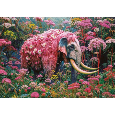 Puzzle Educa Elefante Floral de XXL 500 Piezas