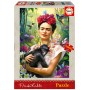 Puzzle Educa Jardin de Frida Kahlo de 1000 Piezas