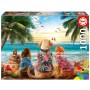 Puzzle Educa Perros en la playa de 1000 Piezas