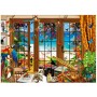 Puzzle Educa Ventana Observador de Aves de 1500 Piezas