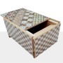 Caja Japonesa Yosegi Ichimatsu Knock Box 5 Etapas Yosegi - 2