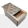 Caja Japonesa Yosegi Ichimatsu Knock Box 5 Etapas Yosegi - 4