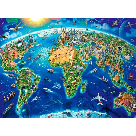 Puzzle Ravensburger Símbolos del Mundo XXL de 200 Piezas Ravensburger - 1