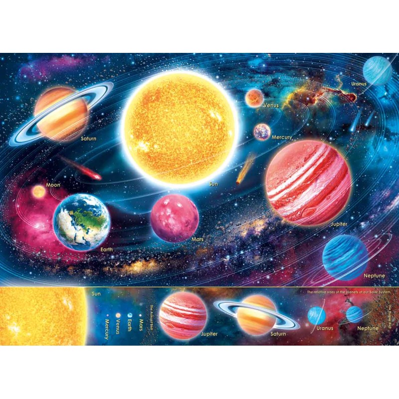 Puzzle Ravensburger El Sistema Solar XXL 300 Piezas – Espacio y Planetas