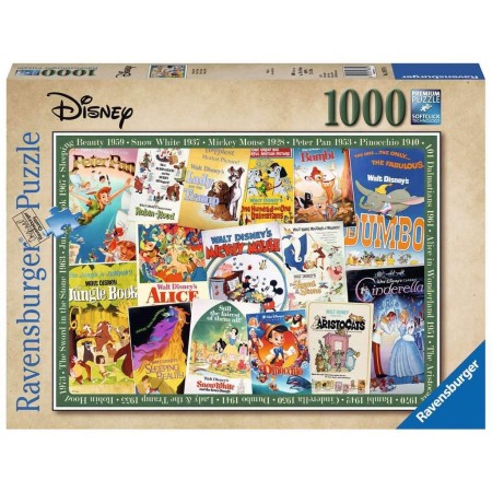 Puzzle Ravensburger Disney Películas Vintage de 1000 Piezas Ravensburger - 1