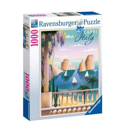 Puzzle Ravensburger Postal de Capri de 1000 Piezas Ravensburger - 1