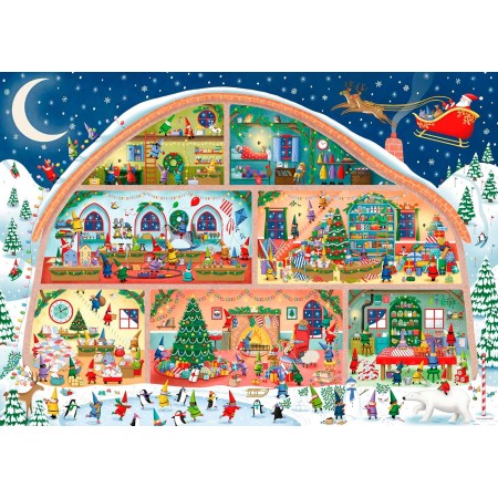 Puzzle Ravensburger Taller de Papá Noel de 1000 Piezas Ravensburger - 1