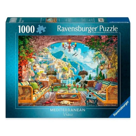 Puzzle Ravensburger Terraza Mediterránea de 1000 Piezas Ravensburger - 1