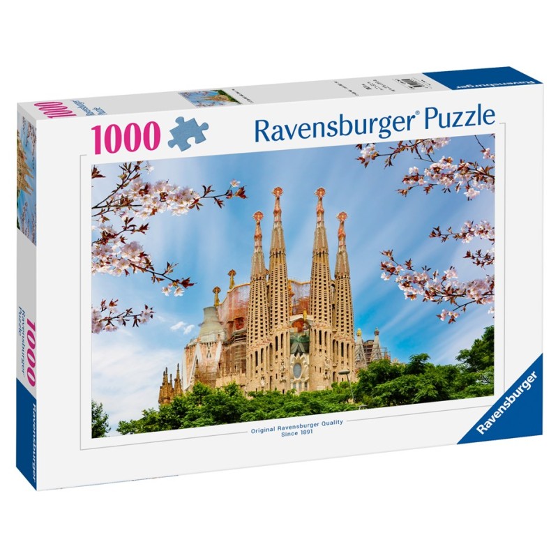 Ulmer Puzzleschmiede - Puzzle de Barcelona Basílica de la Sagrada Familia - Impresionante Rompecabezas de 1000 Piezas fotografiados - Puntos emblemáticos de Barcelona, Cataluña, España Ulmer Puzzleschmiede - Puzzle de Barcelona Basílica de la Sagrada Familia - Impresionante Rompecabezas de 1000 Piezas fotografiados - Puntos emblemáticos de Barcelona, Cataluña, España