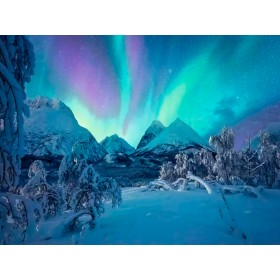 Puzzle Ravensburger Cuando bailan las Auroras Boreales de 1500 Piezas Ravensburger - 1