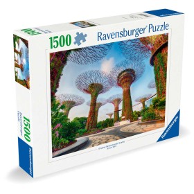 Puzzle Ravensburger Jardín junto a la Bahía de Singapur 1500 Piezas Ravensburger - 1