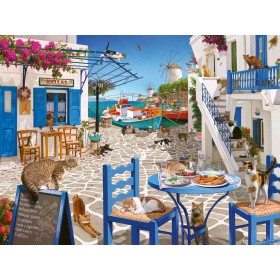 Puzzle Ravensburger Gatos de Mykonos 1500 Piezas Ravensburger - 1